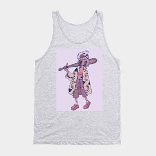 "Okaeri" Girl with bat. Tank Top